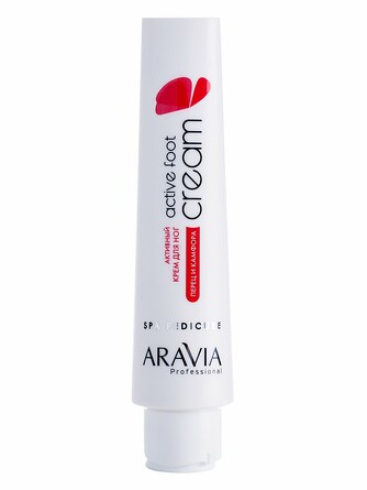 Крем для ног Активный с камфарой и перцем Active Foot Cream, 100 мл Aravia Professional