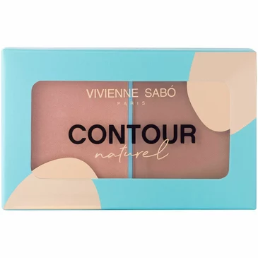 Палетка для контуринга лица Face contouring palette Naturel 04, 6 г Vivienne Sabo