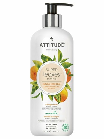 Жидкое мыло Super Leaves Листья апельсина (473 мл) Attitude