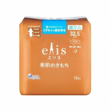 Прокладки ночные гигиенические Suhada-no-Kimochi Extra Thin (13 шт. в упаковке) Elis