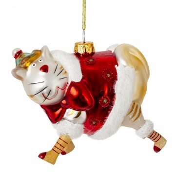 Украшение ёлочное Кот 10 см