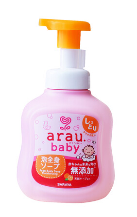 Гель пенящийся для купания малышей с увлажняющим эффектом, 450 мл Arau baby