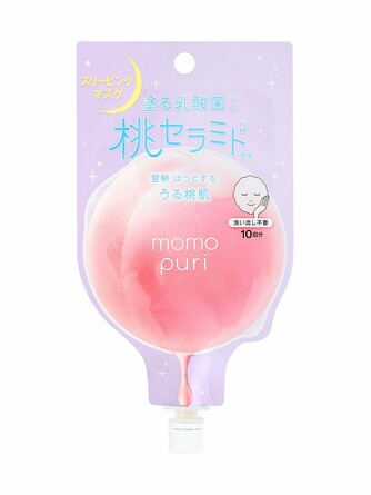 Крем-маска для лица с пробиотиками, витаминами А,C,E и керамидами. Ночная. Увлажнение и Упругость, 10 мл Momo Puri