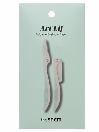 Безопасная бритва для бровей art'lif foldable eyebrow razor, (2 шт.) The Saem