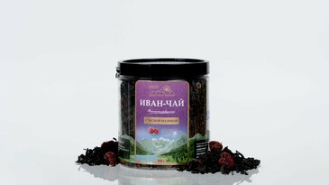 Напиток чайный Иван-чай ферментированный с лесной малиной 100 гр Предгорья Белухи Smart Bee