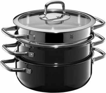 Набор кастрюль Compact Black FUSIONTEC (3 пр.) WMF