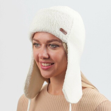 Шапка-ушанка с шерст. подкладом зимняя Flioraj