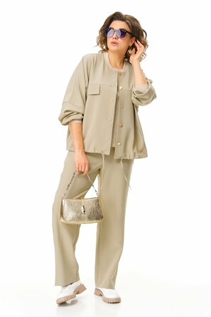 Комплект (бомбер, топ и брюки) Karina Delux