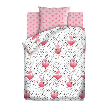 Комплект постельного белья Juno Фламинго
