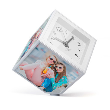 Держатель-часы для фотографий вращающийся Photo-Clock 10х10 см см Balvi