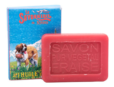 Гостевое мыло с клубникой. Сербернар, 25 гр. La Savonnerie de Nyons