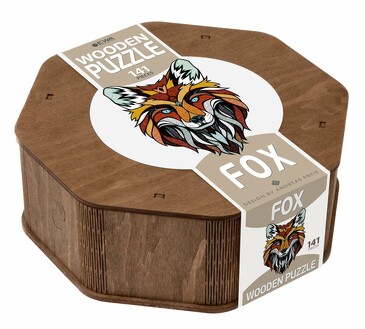 Пазл-головоломка деревянный Хитрый Лис XL (подар. коробка), 40x28x5 Eco Wood Art