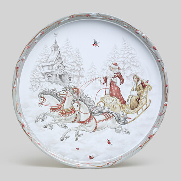 Поднос Сервировочный Морозко 33х2,1 см Agness