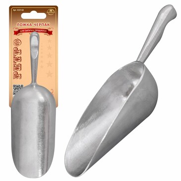 Ложка-черпак для сыпучих продуктов 18,5 см Мультидом