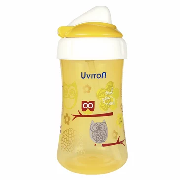 Поильник с трубочкой и крышечкой Uviton