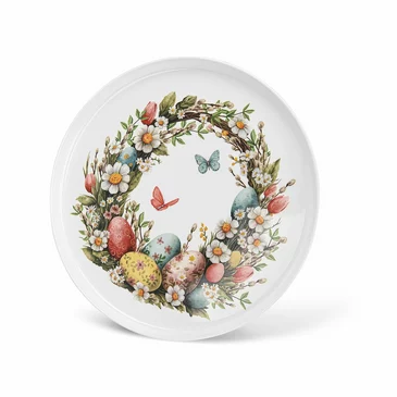 Тарелка EASTER 25см (фарфор) Fissman