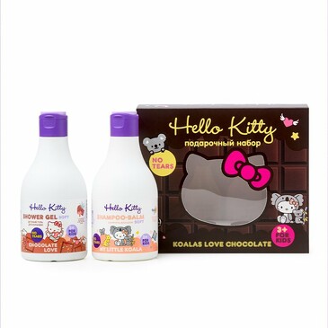 Набор для детей (Шампунь и гель) Koalas Love Chocolate, 2х250 мл мл Hello Kitty