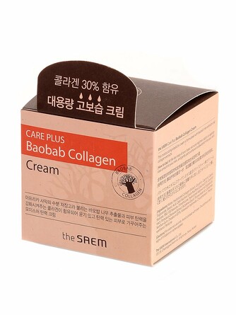 Крем коллагеновый баобаб care plus baobab collagen cream, 100 мл The Saem