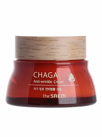 Крем для лица антивозрастной с экстрактом чаги chaga anti-wrinkle cream, 60 мл The Saem