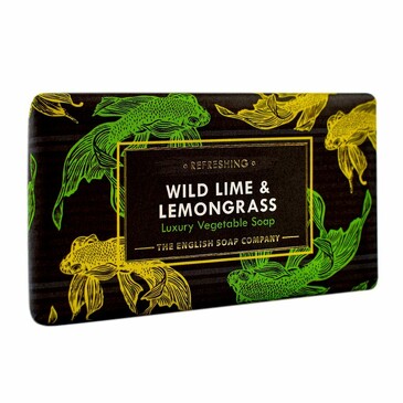 Премиальное растительное мыло Дикий лайм и Лемонграсс Radiant Collection, 190 гр The English Soap Company