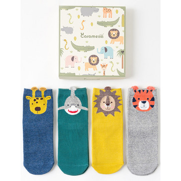 Набор детских носков Джунгли (4 пары) Caramella