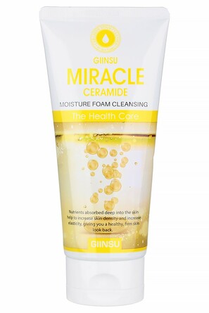 Пенка для лица с керамидами miracle ceramide moisture foam cleansing 180 гр Giinsu