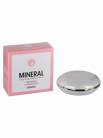 Пудра для лица минеральная с запасным блоком mineral twoway cake #21 12 г Giinsu