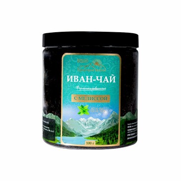 Напиток чайный Иван-чай ферментированный с мелиссой 100 гр Предгорья Белухи Smart Bee