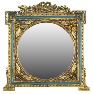 Зеркало настольное, под старину 17x2x18см Glasar