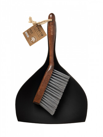 Щётка с совком Dark wood 35x24x12,5 см DeNastia