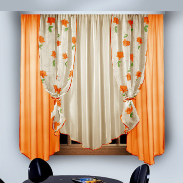 Комплект штор (2 полотна вуали) КаСЛ