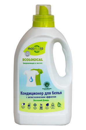 Кондиционер экологичный для белья Весенний дождь, 1 л, Molecola