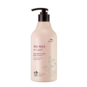 Гель для душа с кактусом Jeju Prickly Pear Body Cleanser 500 мл Flor De Man