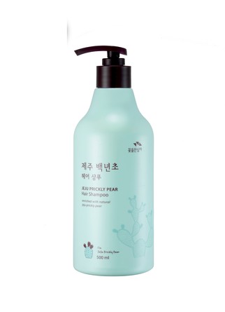 Шампунь с кактусом Jeju Prickly Pear Hair Shampoo 500 мл Flor De Man