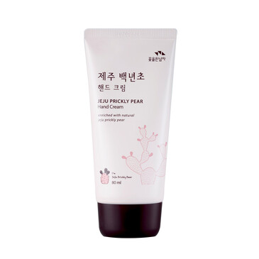 Увлажняющий крем для рук с кактусом Jeju Prickly Pear Hand Cream 80 мл Flor De Man