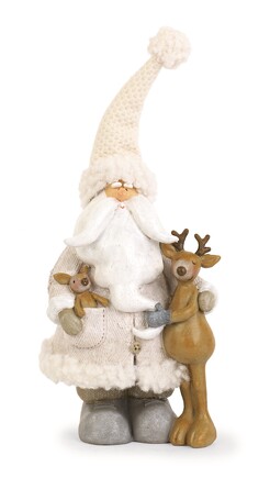 Санта с оленятами 29 см TonoSUTono