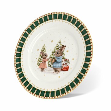 Тарелка Miracle 20,4 см (фарфор-new bone china) Fissman