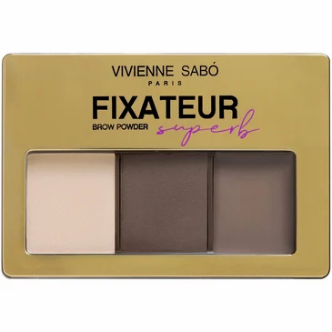 Набор для бровей Eyebrow set Kit sourcils Fixateur Superb 01, 3 г Vivienne Sabo
