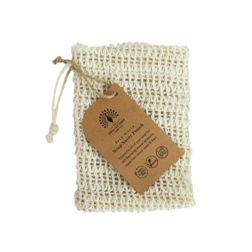 Натуральная мочалка-мешочек для мыла Zero Waste Soap Saver Pouch The English Soap Company