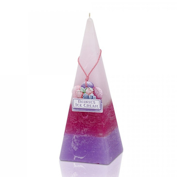 Свеча Мороженое из ягод пирамида Bartek-Candles