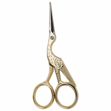 Ножницы для вышивания цапельки ос 120мм, золотые Остров Сокровищ