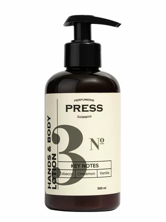 Лосьон для тела №3 увлажняющий с маслами, пантенолом Press Gurwitz Perfumerie