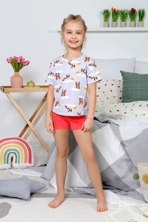 Костюм Радуга-3 (шорты и футболка) Детский Бум