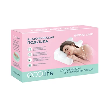 Подушка анатомическая EcoLife Gezatone