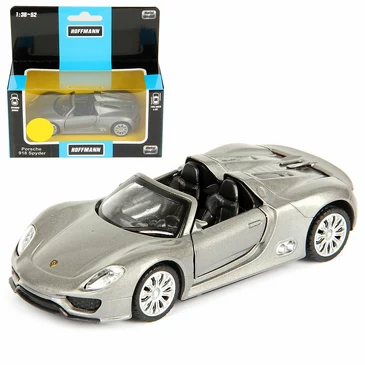 Машина металлическая 1:41 Porsche 918 Spyder 11,5x4,5x3 Hoffmann