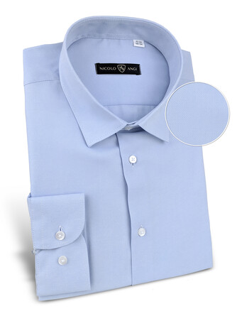 Рубашка приталенная (slim fit) с длинным рукавом Nicolo Angi