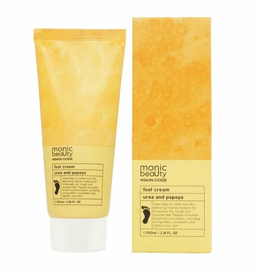 Крем для ног. Мочевина и папайя, Skin Code, 100 мл Monic Beauty