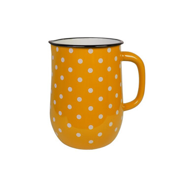 Кувшин эмалированный mustard with dot 2,5 л Isabelle Rose Home