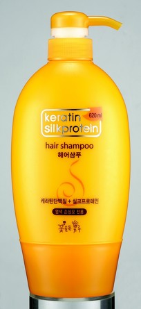 Увлажняющий шампунь с протеинами шелка Flor de Man Keratin Silkprotein Hair Shampoo 620 мл Flor De Man