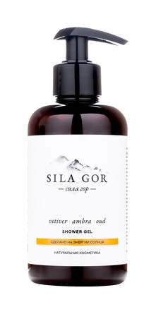Гель для душа Сила гор №3 Vetiver, Ambra, Oud, 300 мл Краснополянская Косметика